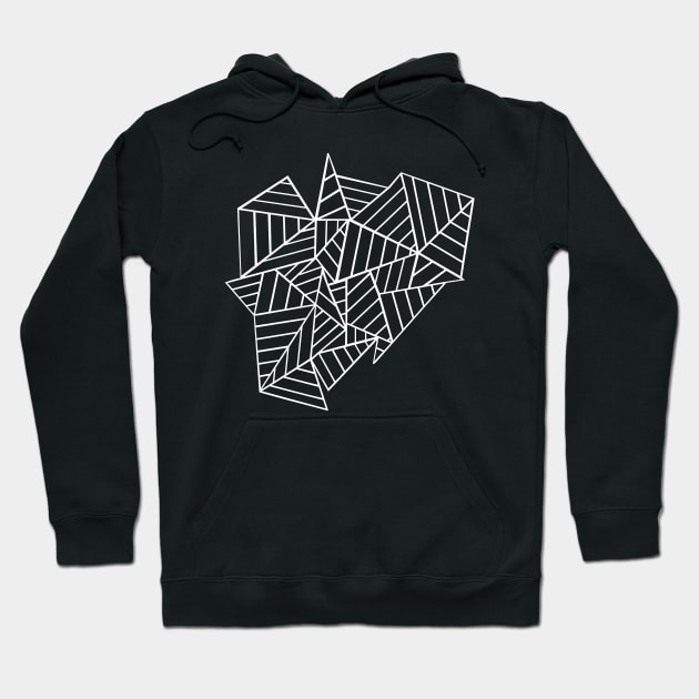 Abstract Lines New Rainbow Hoodie by ProjectM